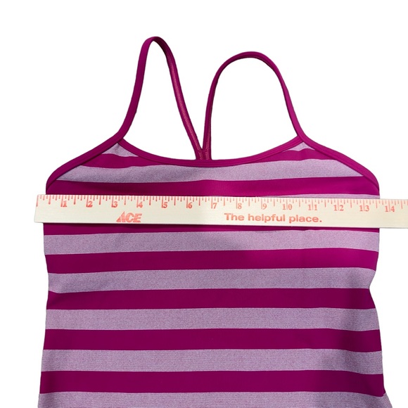 Lululemon Power Y Tank Raspberry Stripe - Picture 5 of 9